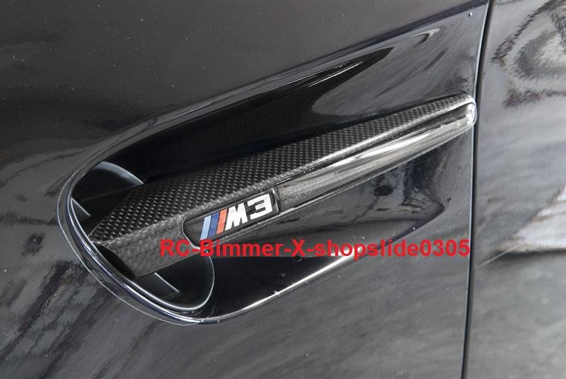 画像1: ドライカーボン◆E92M3 E90M3 E93M3用 DRYCARBON サイドウインカーガーニッシュ/カーボンパネル/最軽量/お買い得商品/平織 (1)
