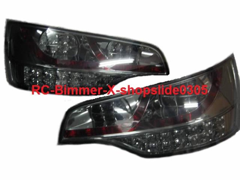 画像1: アウディ Q7用LEDオールスモークテールレンズセット (1)