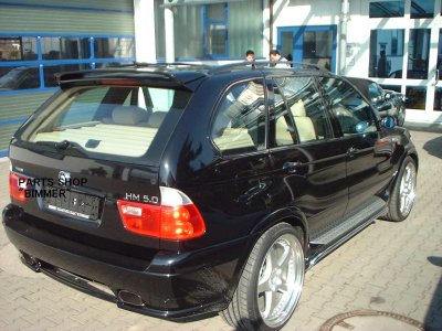 画像2: BMW E53 X5用リアルーフ　本物カーボンスポイラー 