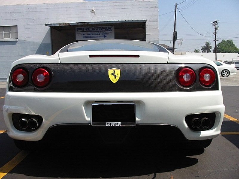 画像1: F360 専用　リアルカーボン製 テールガーニッシュ F430 F355 (1)