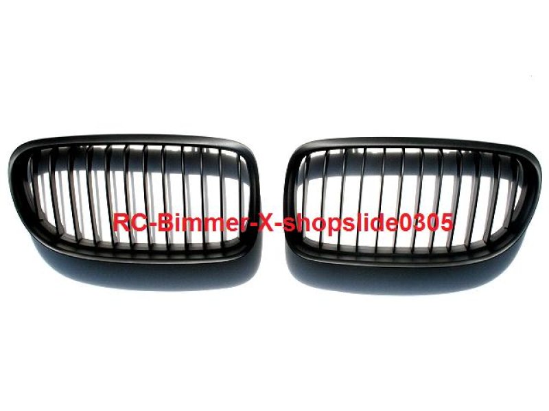 画像1: 2タイプ◆BMW E90 E91 後期LCI セダン用ブラックキドニーグリルグリル/センターグリルセット/318/320/323/325/330/335/4D/5D/クロスカーボン/ドレスアップ/Mカラー/トリプルカラー (1)