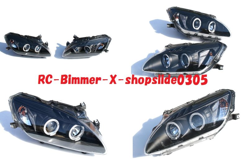 画像1: ◆ホンダ AP1 前期S2000用ブラックＬＥＤリングライトセット◆ (1)