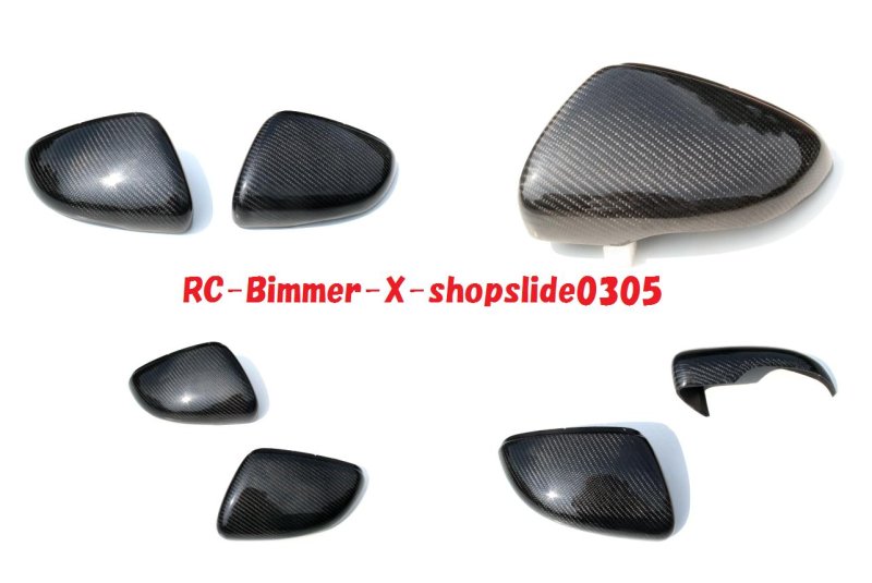 画像1: ◆VWフォルクスワーゲン ゴルフ６用カーボンミラーカバー/カバータイプ/ドアミラーカバー/サイドミラーカバー/ゴルフVI/クロスカーボン/人気商品 (1)