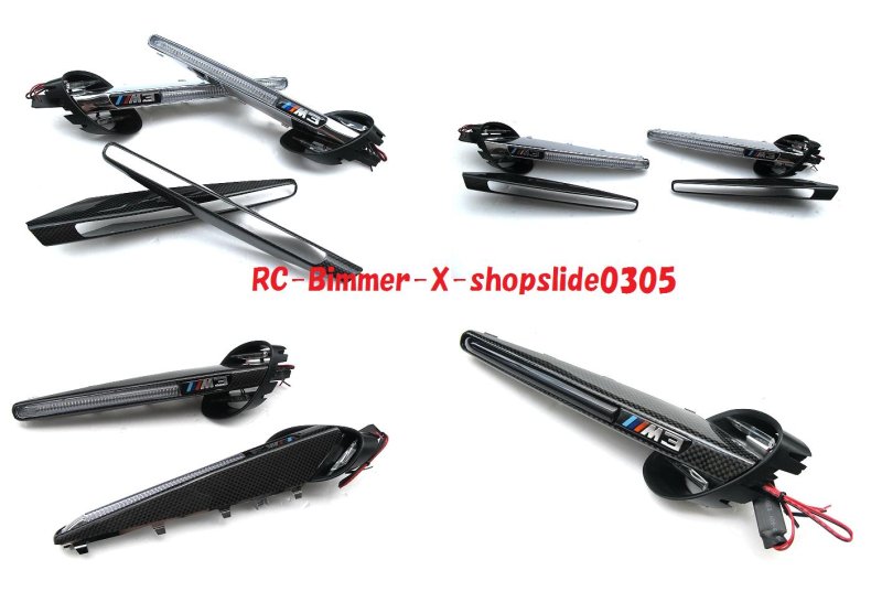 画像1: ◆BMW E90 E92 M3用LEDダクトサイドマーカー、カーボンカバーセット◆ (1)