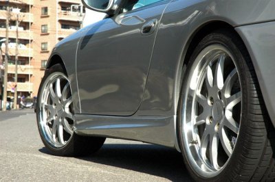 画像1: PORSCHE◆ポルシェ 996 GT3タイプサイドスカートセット◆サイドステップ/サイドスカットル/911/FRP