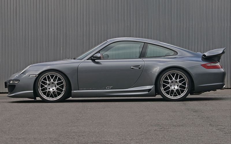 画像1: 送料無料◆前期 997(GT3)用Gタイプサイドスカート◆サイドステップ (1)
