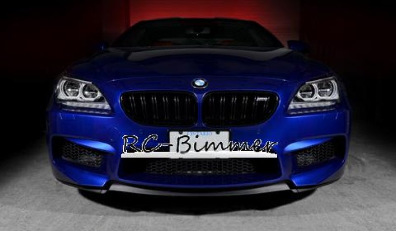 画像1: 人気商品/BMW F06/F12/F13 用 M6タイプ マットブラックキドニーグリル/艶消し/センターグリル/ブラックグリル/クロスカーボン/640/650/M6 (1)