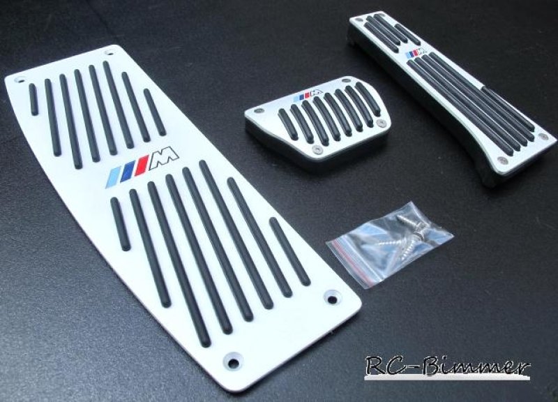 画像1: /最新 BMW F32 F33 F36 4シリーズ左ハンドル車両用///Mアルミペダル3点セット/被りタイプ/作業簡単/穴あけ要らず/420/428/435/M4/423/GC (1)