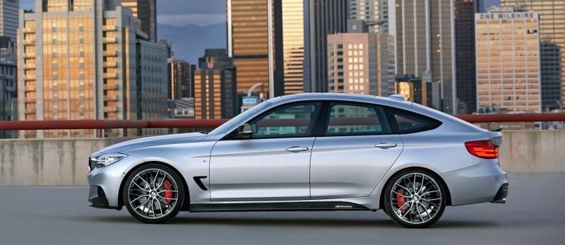 画像1: BMW F34 シリーズGT リアルカーボンサイドピラー ４点セット (1)