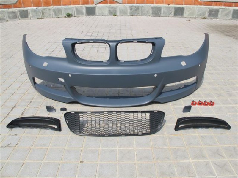 画像1: 人気商品◆BMW E82 Mスポーツ PPウレタンバンパーセット/116/120/135/フロントバンパー/Ｍスポ/保険会社斡旋品/ (1)