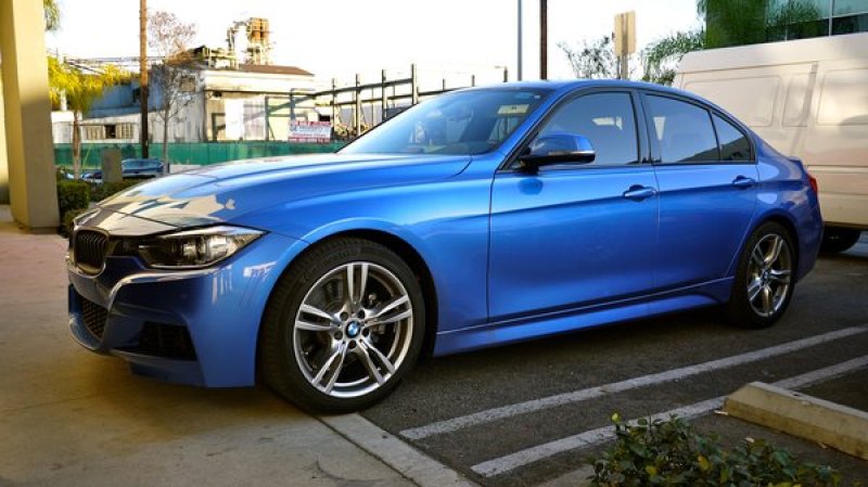 画像1: 送料無料◆BMW F30 F31用Mスポーツ サイドステップ ウレタン製◆サイドスカート (1)