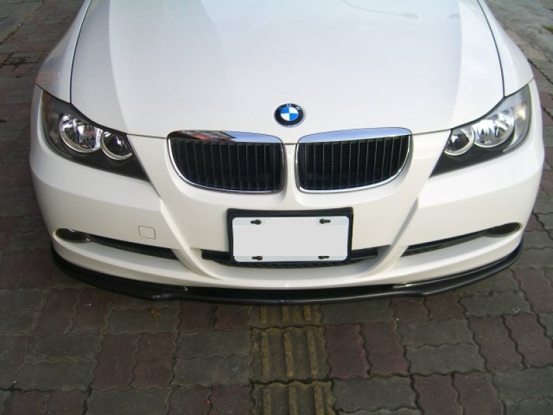 画像1: 特価◆BMW E90/E91前期ハイライン用カーボンフロントスポイラー/アンダーリップ (1)
