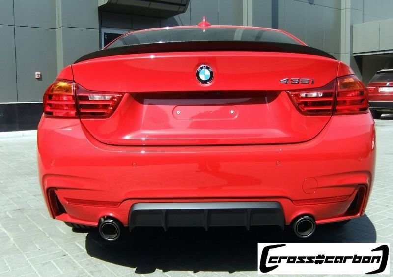 画像1: ◆BMW F32 4シリーズクーペ用パフォーマンスカーボントランクスポイラー (1)