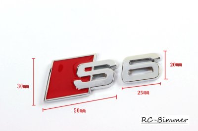 画像2: アウディ　S6クロームエンブレム/スポーツタイプ/汎用商品