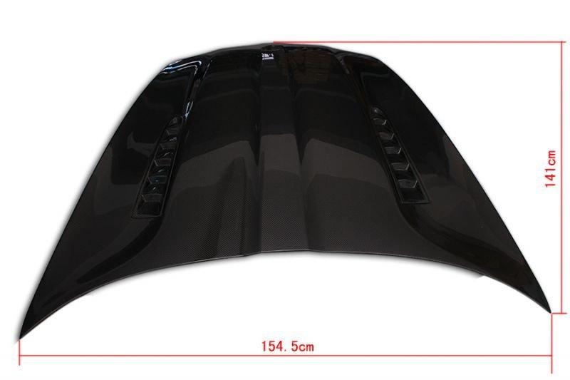 画像1: 人気商品◆ポルシェ 970 パナメーラ用ダクト付きカーボンボンネット◆国産綾織カーボン/エンジンフード/ユーロデザイン/クリアコート4層塗品 (1)
