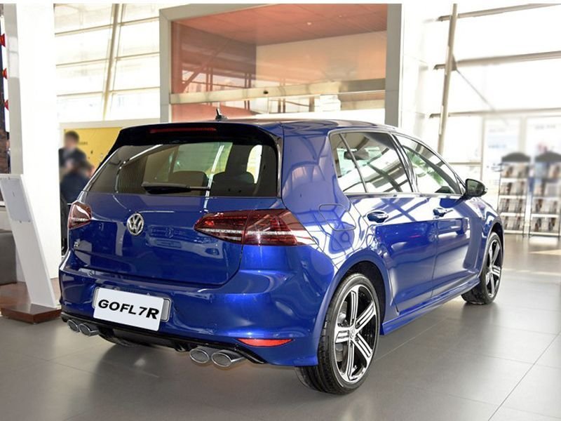画像1: VW◆フォルクスワーゲン ゴルフ7用  Rスタイル カーボンルーフスポイラー/4点セット/リアウイング/リアスポイラー/ルーフウイング/GOLF7/GTI/R LINE/ (1)
