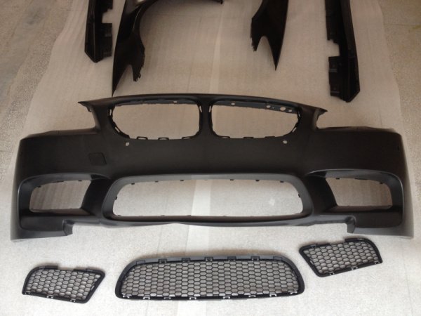 画像3: 人気商品◆PPウレタン製◆BMW F10 改F10M5ルックエアロフルセット/M5も装着可能/F11ワゴンはフロント、サイドステップ取り付け (3)