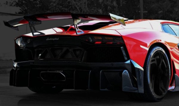 画像3: 送料無料◆ランボルギーニ アヴェンタドール用 DM-LP988 本物カーボン製リアバンパーセット  (3)