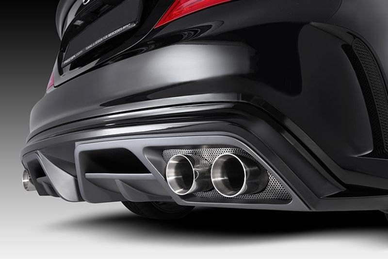 画像1: 送料無料◆ベンツ W117 C117 CLA用PIEスタイル DTMカーボンディフューザー (1)