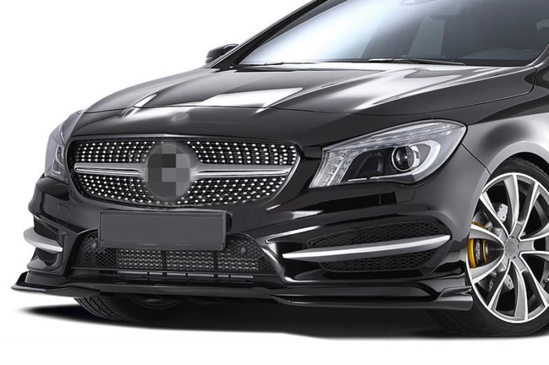 画像1: メルセデス・ベンツ◆C117/W117 CLA AMG用フロントスポイラー/FRP/フロントリップ/フリッパー/スプリッター/CLA250/CLA180/エアロ/BENZ (1)