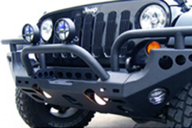 画像1: JEEP/ジープ2007-2015年 ランクラー用フロントスチールガードバー/Wrangler/フレーム (1)