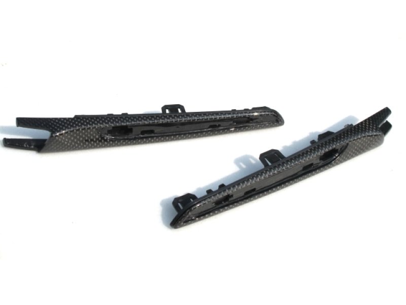 画像1: ドライカーボン◆BMW F80M3/F82M4/F83M4用 綾織カーボンサイドマーカートリム（カーボンカバー）/420/435/440/DRYCARBON/左右セット (1)