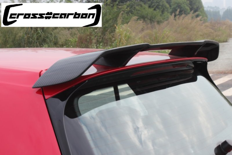 画像1: ◆フォルクスワーゲン/VW ゴルフ７ GTi用 REVO DTMスタイルカーボンルーフスポイラー/ルーフウイング/リアウイング/リアスポイラー/GOLF7/AERO/VW (1)
