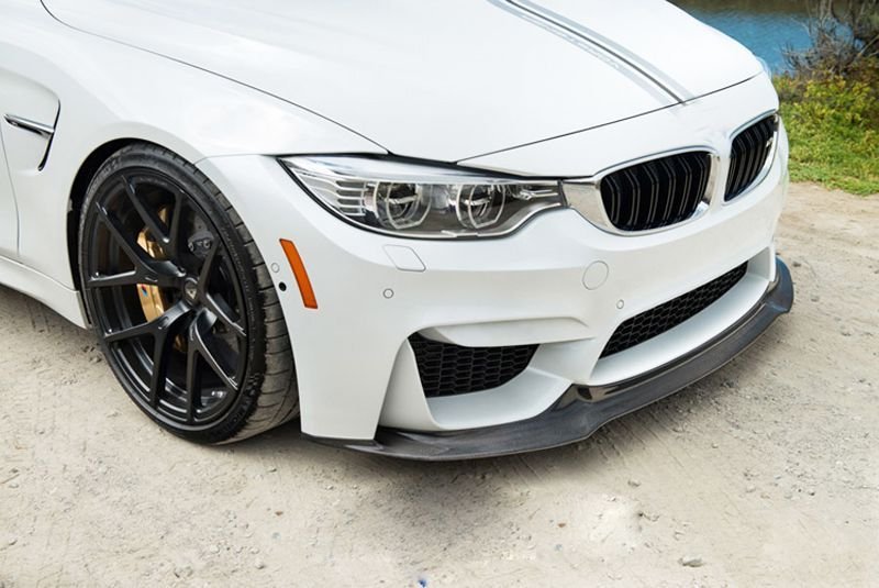 画像1: ◆BMW F80M3/F82M4用VRSタイプ綾織カーボンフロントスポイラー/F83 (1)