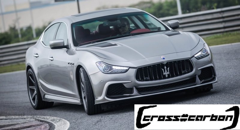 画像1: ◆マセラティ ギブリ Ghibli用PPM500カーボンフロントスポイラー/SQ4/S/MASERATI (1)