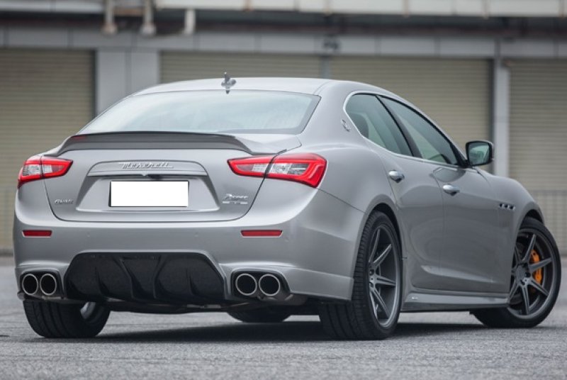 画像1: ◆マセラティ ギブリ Ghibli スポーツセダン用 PPM500 カーボントランクスポイラー/SQ4/S/MASERATI/リアウイング/リアスポイラー/カーボンエロ/綾織/アポロ/APOLO (1)