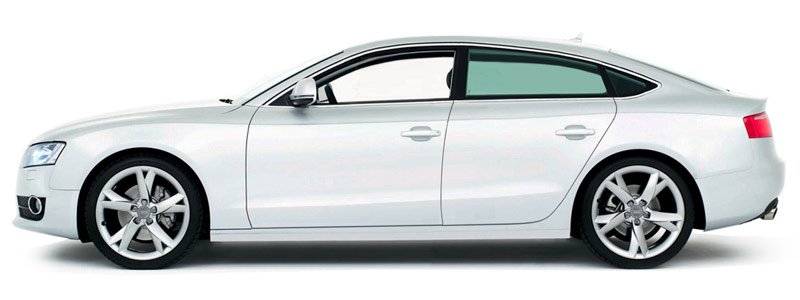 画像1: ◆アウディ A5/S5スポーツバック用リアルカーボンピラーセット/2.0/3.0/RS/AUDI/傷隠し/本物カーボン/ドアピラー/サイドピラー/カーボンガーニッシュ/クロスカーボン/2007~2015 (1)