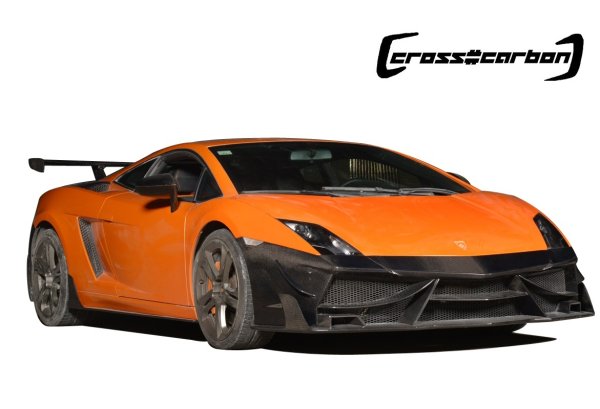 画像3: 送料無料◆ランボルギーニ ガヤルド用 DMcスタイル カーボン製サイドスカート/LP550/LP560/LP570 (3)