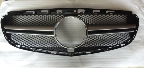 画像3: W212 2014後期Eクラス用スポーツタイプブラックラジエーターグリル (3)