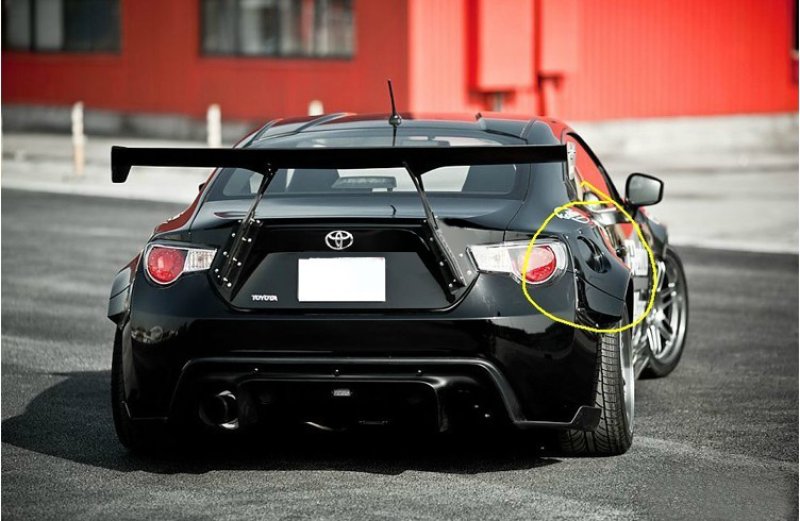 画像1: トヨタ/スバル 86/BRZ用GT500タイプカーボンスポイラー/GT86/STi/GTウイング (1)