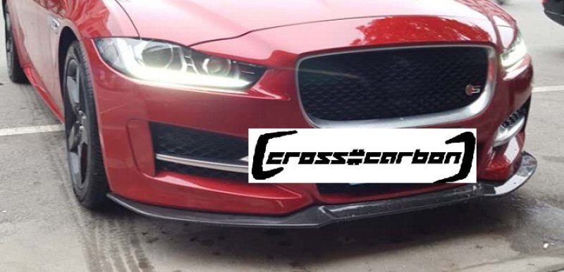 画像1: ジャガー XEタイプ セダン用スポーツカーボンリップスポイラー/R-sports/S-sports (1)