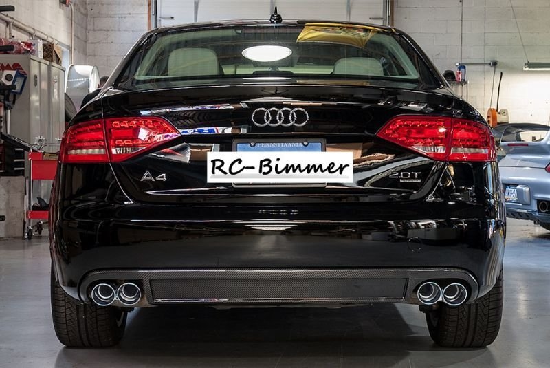 画像1: ◆アウディ B8 A4/S4用 S4 スポーツタイプカーボンディフューザー◆AUDI/ディフェーザー/エアロ/綾織カーボン/クロスカーボン/カーボンエアロ (1)