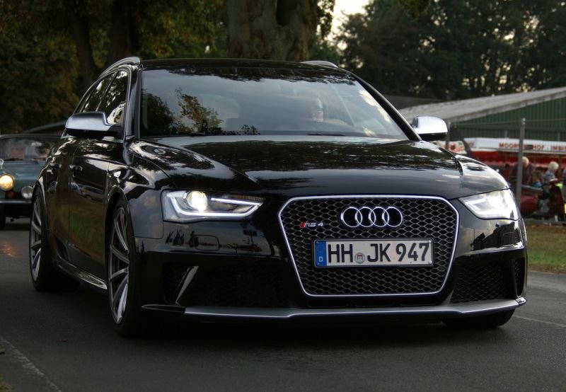 画像1: AUDI アウディB8 K8 後期A4/S4用/RS4用RSタイプハニカムブラックグリル/PTS有 (1)
