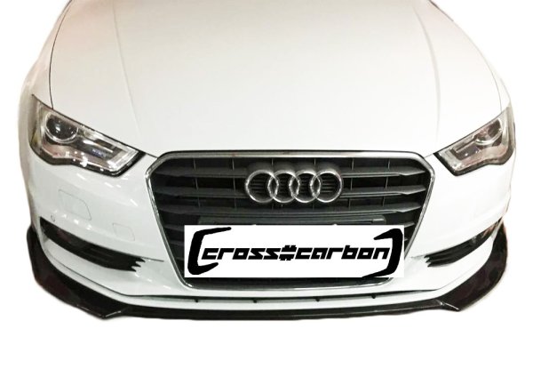 画像3: ◆アウディ8V A3セダン用フロントカーボンスポイラー/純正車両/Sライン不可 (3)