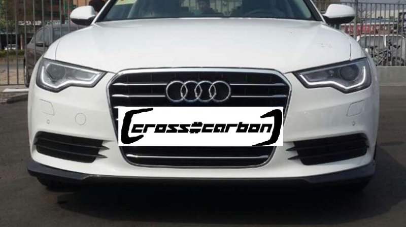 画像1: アウディC7 A6セダン/アバント用FRPフロントスポイラー/純正車両/Sライン不可 (1)
