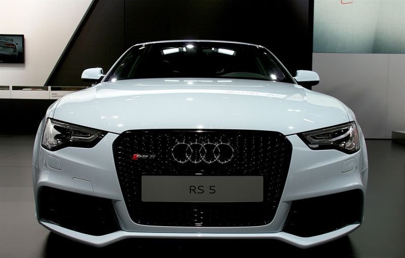 画像1: AUDI アウディB8 K8 後期A5/S5用/RS5用RSタイプハニカムブラックグリル/PTS有T-2 (1)