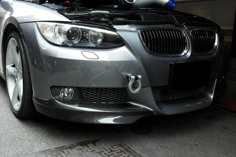 画像1: BMW E92/E93用フロントバンパー用ハーフカーボンスポイラー/PERFORMANCE/AC (1)