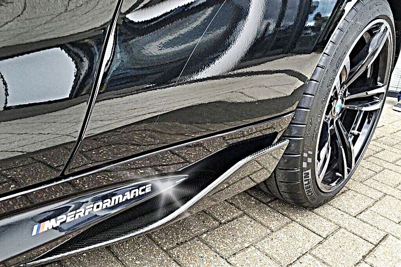 画像1: ◆BMW F87 M2用パフォーマンス サイドスカート用カーボンスプリッター/綾織/クロスカーボン/AIRWING/サイドスプリッター/F87M2/コンペティション/PERFORMANCE (1)