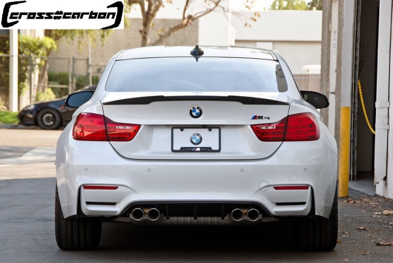 画像1: ◆BMW F82M4クーペ用 Mパフォーマンスタイプ トランクスポイラー/ABS/PERFORMANCE/F32/M4/リアウイング/リアスポイラアー/エアロ/クーペ (1)
