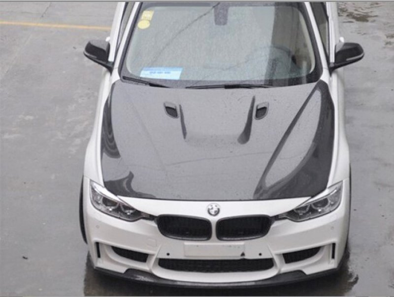 画像1: ◆BMW F32/F33/F36 4シリーズ用M4GTSタイプハーフカーボンボンネット/綾織/F80M3/エンジンフード/420/430/435/440 (1)
