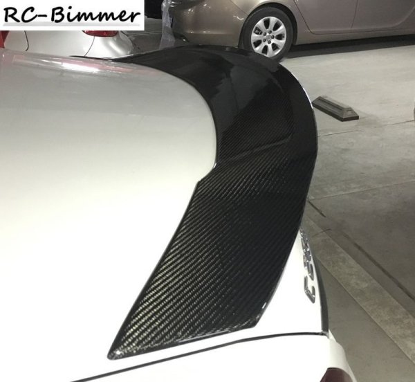 画像9: ◆ベンツ W205 Cクラスセダン用MLタイプカーボントランクスポイラー/C450/C63/クロスカーボン (9)