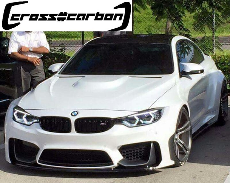 画像1: ◆BMW F32/F33/F36 4シリーズ用 M4タイプ 12ライン ブラックキドニーグリル/シャインブラック/人気商品/420/435/440/センターグリル/グロスブック/クロスカーボン (1)