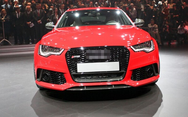 画像1: ◆アウディ 4G前期A6/S6用 中期クワトロ RS6タイプ ブラックハニカムセンターグリル/ラジエターグリル/艶黒/ドレスアップ/ABT/MTM/AUDI (1)