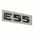 画像2: ベンツ AMG E55リアトランクブラッククロームエンブレム/E320/E280/E550 (2)