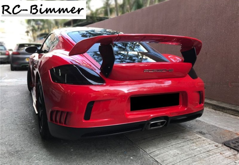画像1: ◆ポルシェ 987 ケイマン/ボクスター用 TechAタイプ FRPリアバンパー/テック/アート/エアロパーツ/cayman/boxster/porsche (1)