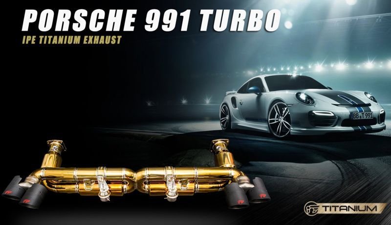 画像1: /イノテック iPE ポルシェ 991 ターボ/ターボS用可変バルブ付きチタン製マフラーフルセット/チタンシルバー/チタンゴールド/INNOTECH/991TT/991.2TT/TURBOS (1)
